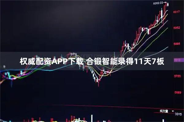 权威配资APP下载 合锻智能录得11天7板