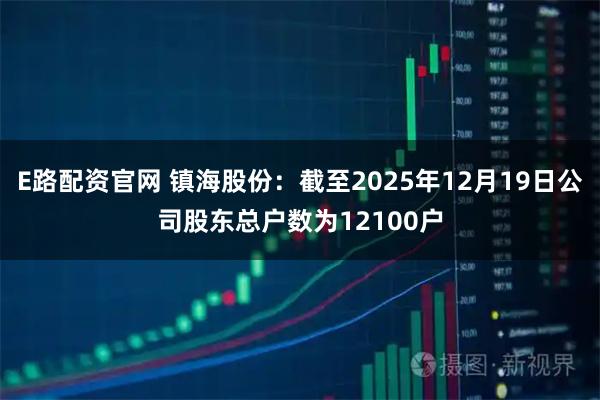 E路配资官网 镇海股份：截至2025年12月19日公司股东总户数为12100户