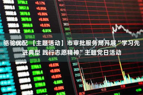 骆驼优配 【主题活动】市审批服务局开展“学习先进典型 践行志愿精神”主题党日活动