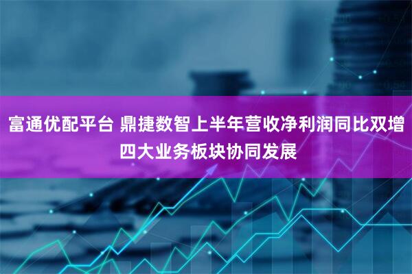 富通优配平台 鼎捷数智上半年营收净利润同比双增 四大业务板块协同发展